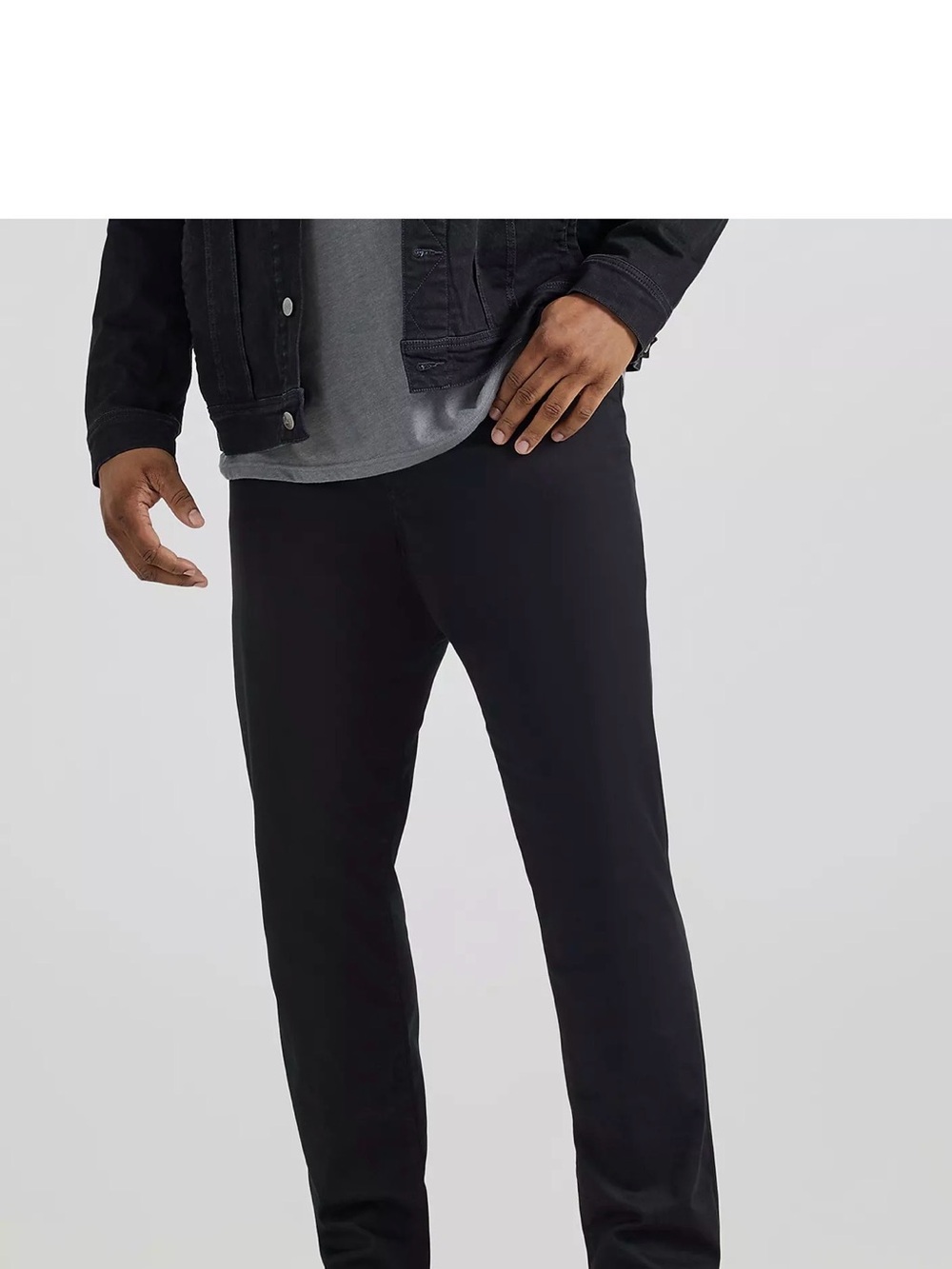 Lee Extreme Motion MVP Straight Fit Tapered Leg Jeans in GRAY color